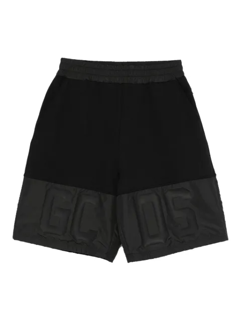 GCDS band-logo track shorts Black B1XM3102JI1