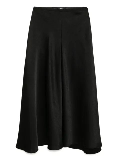 Goen.J Bias-cut skirt Black GNJ25SSSK02