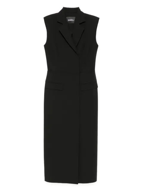 Goen.J blazer layered panel dress Black GNJ25SSCT01
