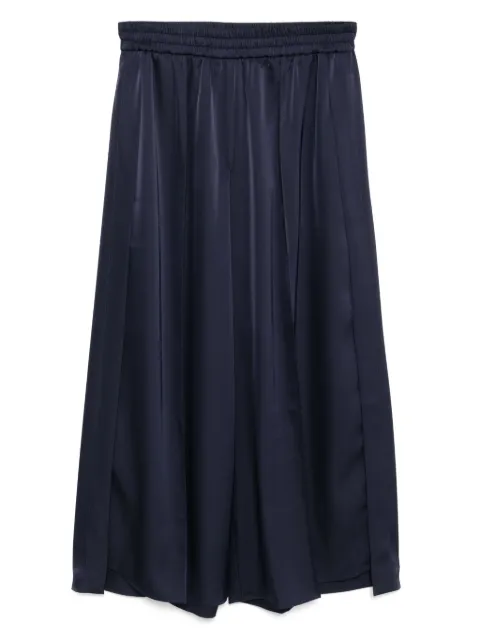 Goen.J slit palazzo pants Blue GNJ25SSPT05