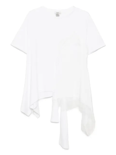 Goen.J charmeuse camisole layered top White GNJ25SST18