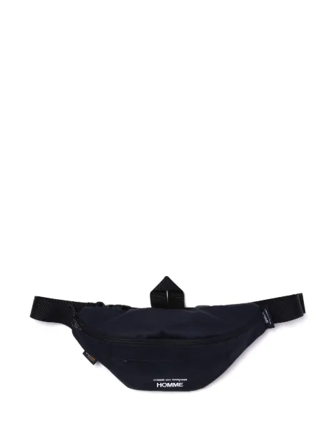 Comme des Garçons Homme logo-print messenger bag Blue HOK291051