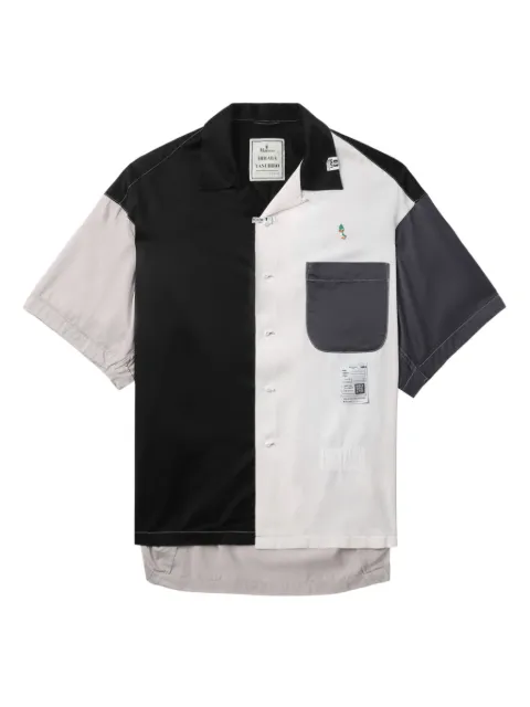 Maison MIHARA YASUHIRO colour-block shirt Black J14SH185