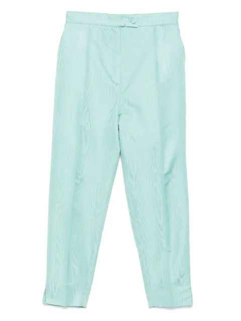 DE SANTIS patterned trousers Green PT122