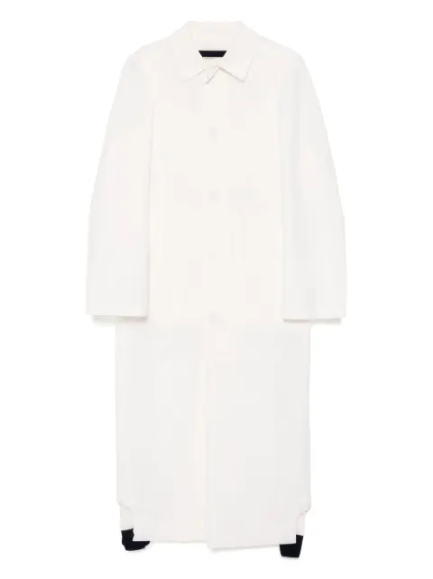 ALAINPAUL fuseau trench coat White S3WCO04