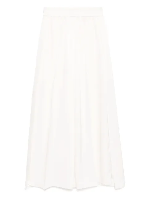 Goen.J slit palazzo pants Neutrals GNJ25SSPT05