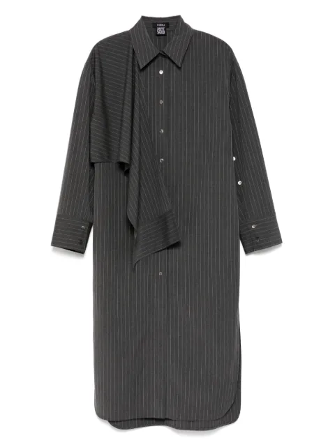 Goen.J knot detailed dress Grey GNJ25SSDS03
