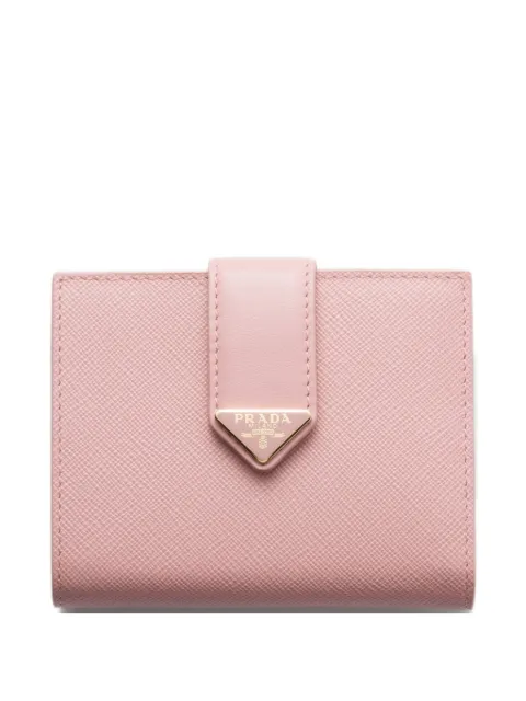 Prada logo-triangle wallet Pink 1MV2042DYG