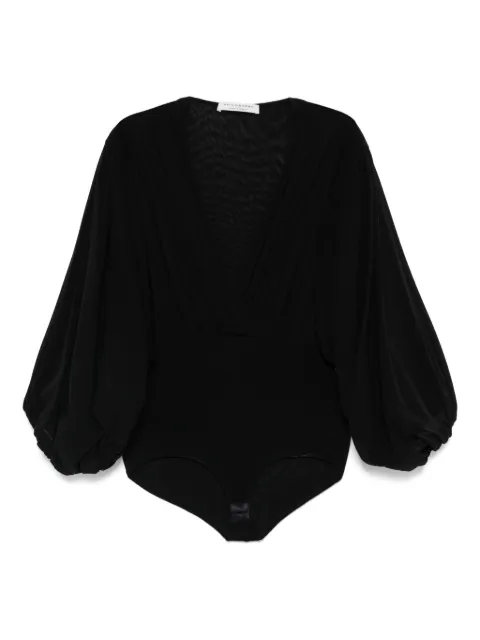 Philosophy Di Lorenzo Serafini draped bodysuit Black A11042118