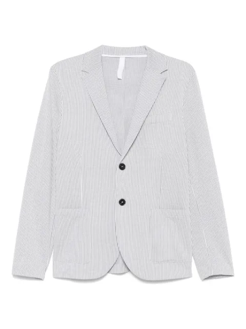 Harris Wharf London seersucker blazer White C8P22PYG