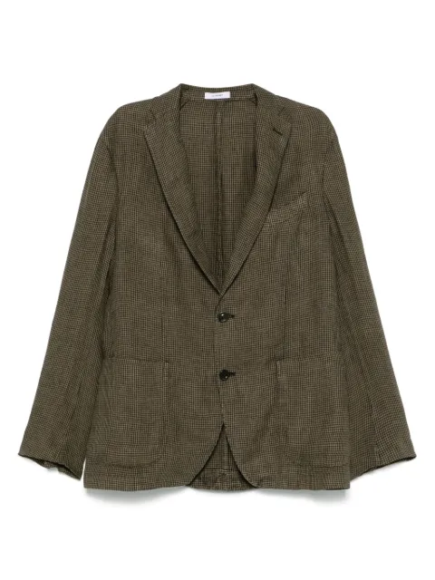 Boglioli houndstooth-pattern blazer Brown N1302QSB5421