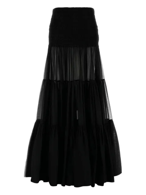 Saint Laurent crepe skirt Black 822363Y115W
