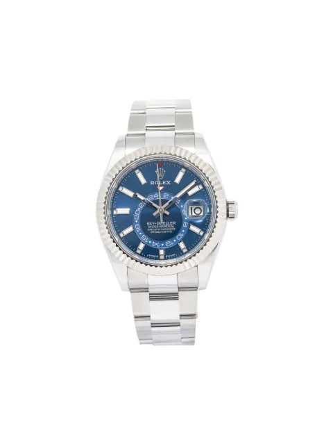 Rolex pre-owned Sky-Dweller 42mm Blue 336934