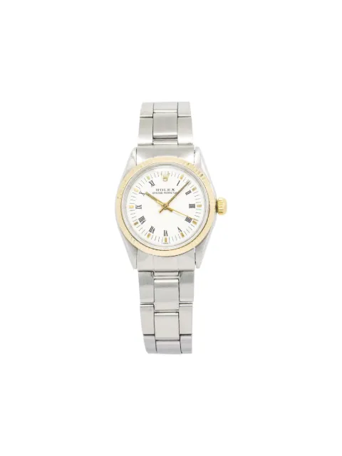 Rolex pre-owned Oyster Perpetual 31mm White 6748