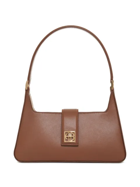 ANINE BING Lou leather shoulder bag Brown A1311445