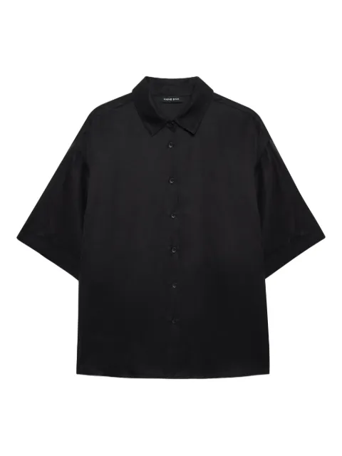 ANINE BING Coco button-up shirt Black A0711130