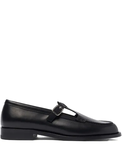 Scarosso leather loafers Black EDNALOAFBLACALF