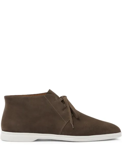Scarosso suede hi-top sneakers Brown DAVIDESNEATAUSUED