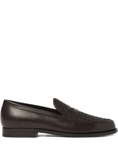 Scarosso leather loafers Brown RYANLOAFBROCALF