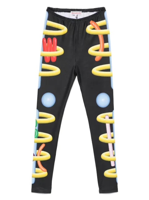 Walter Van Beirendonck Void Clown Bike leggings Black 7002