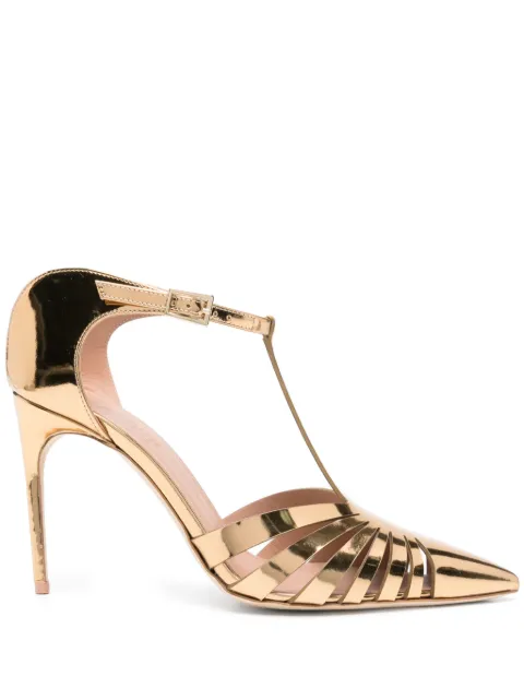 Malone Souliers 95mm Jennifer pumps Gold JENNIFER903