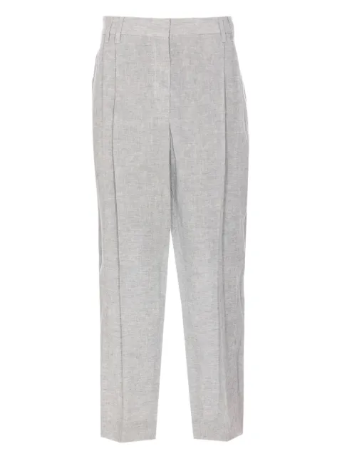 Brunello Cucinelli pressed-crease trousers Grey MH547P8308C2779