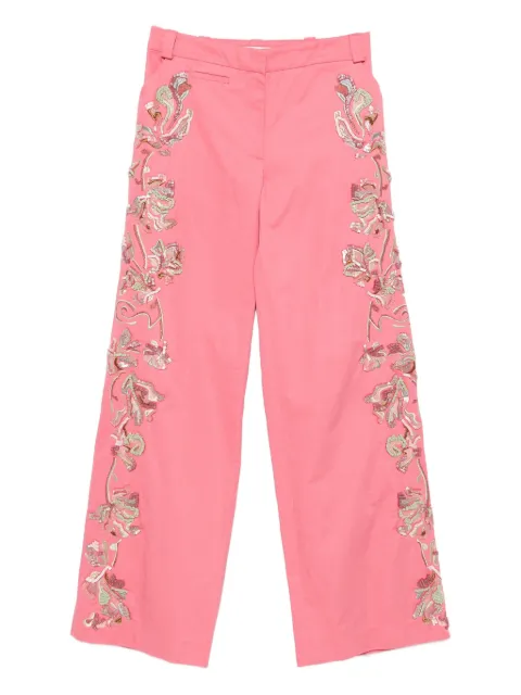 Christopher Esber straight-leg trousers Pink 25025349