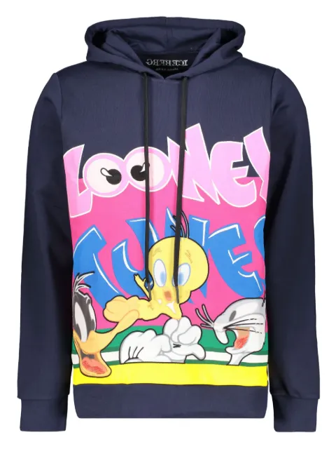 Iceberg graphic-print hoodie Blue ES096300
