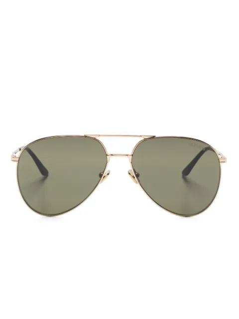 VALENTINO GARAVANI EYEWEAR Vlogo Signature sunglasses Gold VLS172