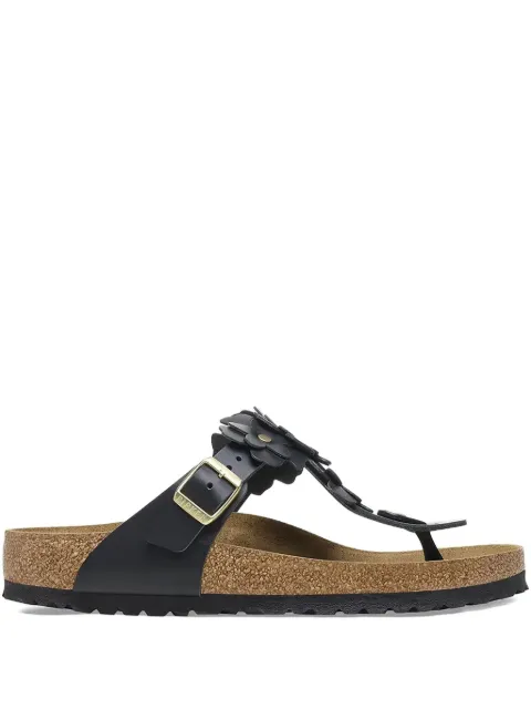 Birkenstock Gizeh Flowers toe-post sandals Black 1026719
