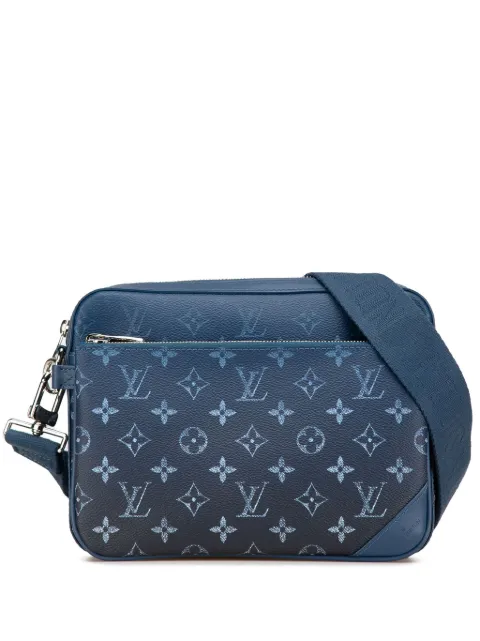 Louis Vuitton Pre-Owned 2021-2024 Monogram Gradient Trio Messenger crossbody bag Blue E732Q8W92W6YJTVD