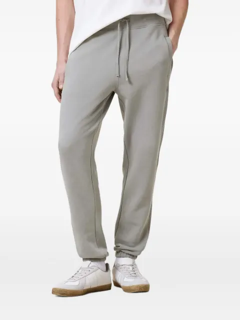 AllSaints embroidered-logo trousers Grey M031TA