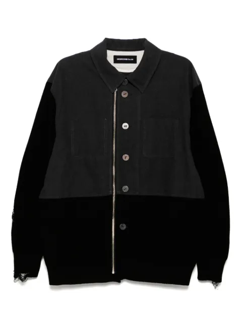 Undercover panelled shirt jacket Grey UC1E4208