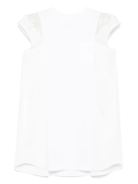 sacai layer-detail mini dress White 2507912