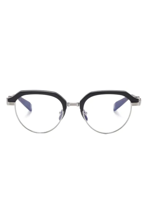 Balmain Eyewear oval-frame glasses Black BPX172