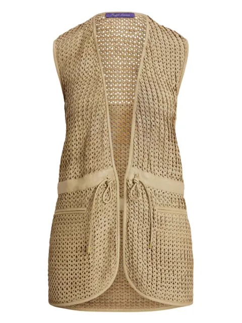 Ralph Lauren Collection Tabetha gilet Brown 290975235001
