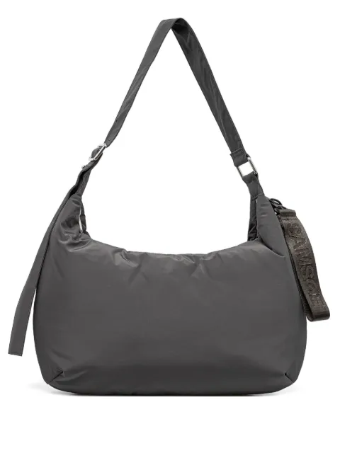 SAMSOE SAMSOE logo strap shoulder bag Grey F24400198