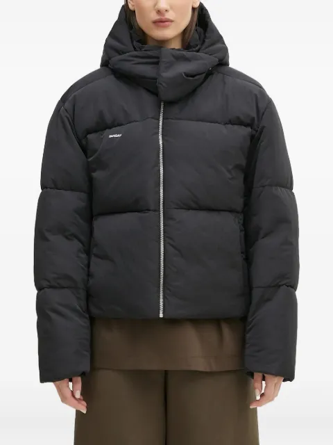 Pangaia hooded puffer jacket Black 10002298
