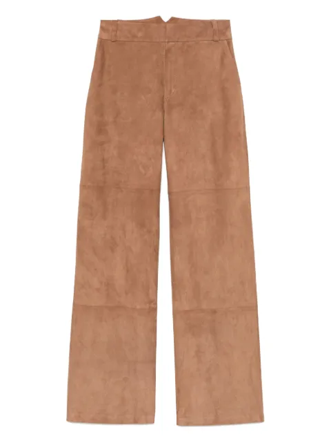 Desa 1972 suede trousers Brown K14539