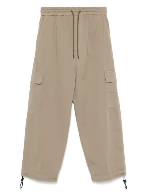 DONDUP cotton cargo trousers Brown UP667RS0014UIZ1