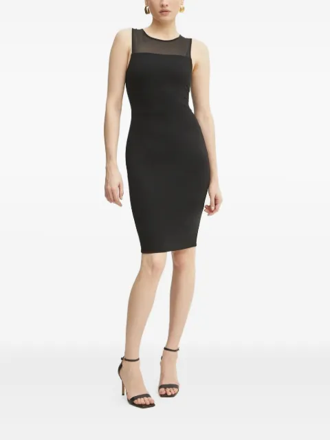 Armani Exchange mesh-insert mini dress Black XW000943AF13729