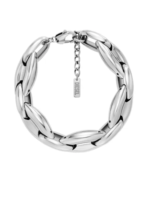 Diesel stainless-steel chain bracelet Silver DX1585040SIL