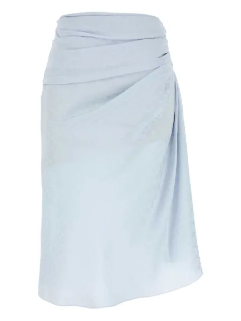Givenchy silk midi skirt Blue BW40Y315T4