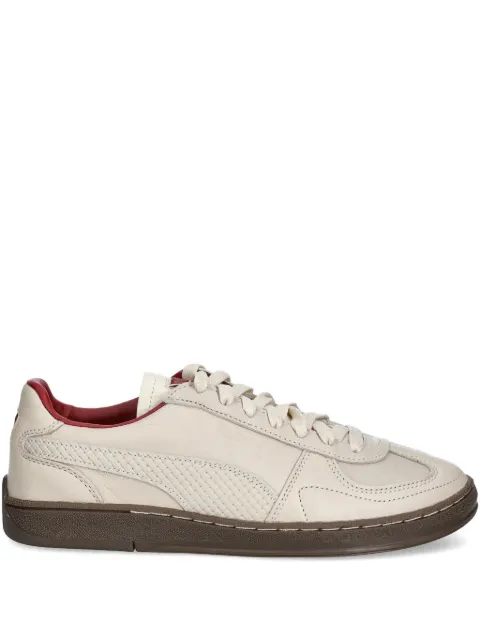 PUMA Super Tea leather panelled sneakers Neutrals 400374