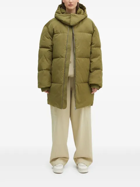 Pangaia hooded puffer jacket Green 10002257