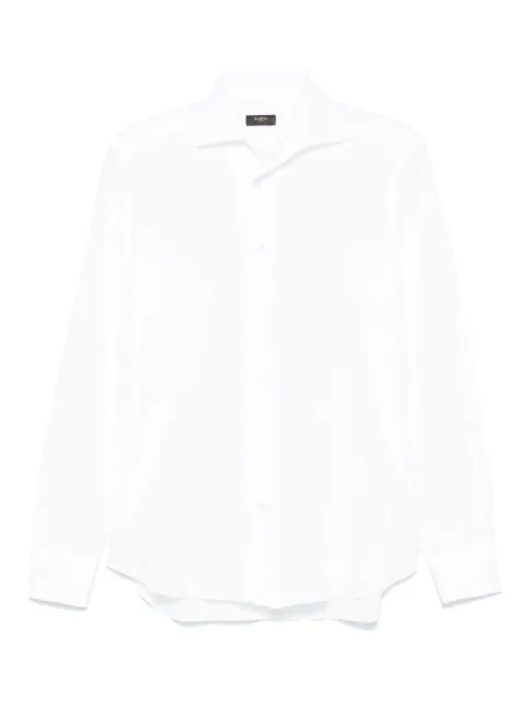 Barba seersucker shirt White IFU95P0147022