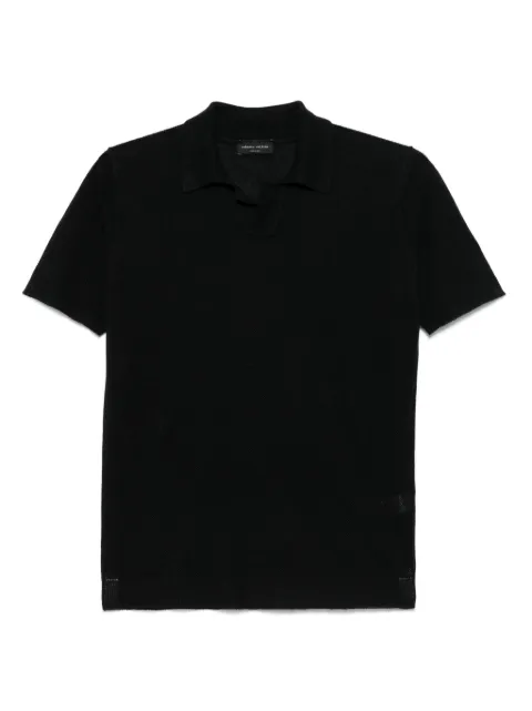 Roberto Collina linen T-shirt Black RB20124