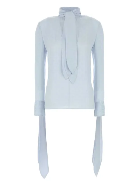 Givenchy monogram 72 jacquard blouse Blue BW61DL15T4