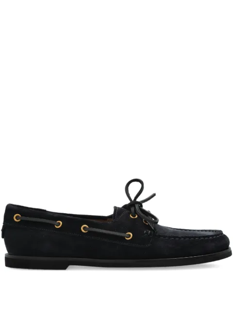 Gianvito Rossi leather oxford shoes Blue G2536710GOM
