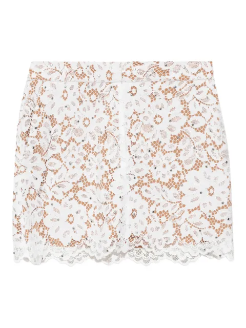 Michael Michael Kors corded-lace mini skirt White MS570HIGTA